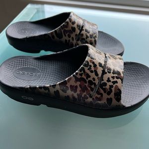 WOMEN'S OOAHH LIMITED SLIDE SANDAL - CHEETAH